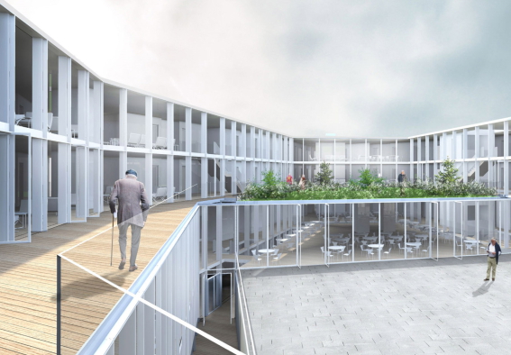 Retirement home, Maison de retraite, Suisse, 2013, Dragan Architecture, Paris